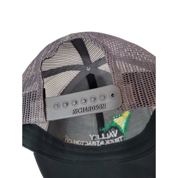 Trucker Hat Cap Mesh Snapback Valley Truck & Tractor Co Black Logo Ag Fishing - Picture 13 of 14